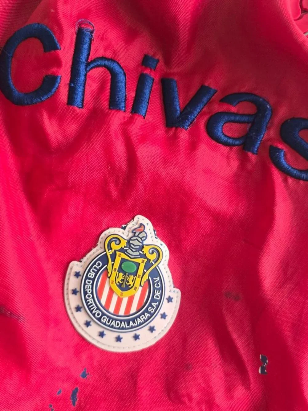 Chivas drawstring bag with Chivas logo